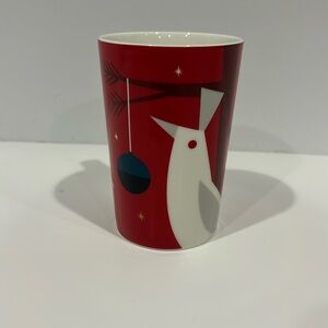 Starbucks Red 2012 Partridge Bird Ornament Starbucks Green Logo Holiday Mug Cup